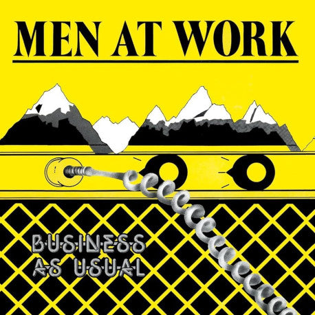 Men at Work Business as Usual Vinyl LP Album Cover